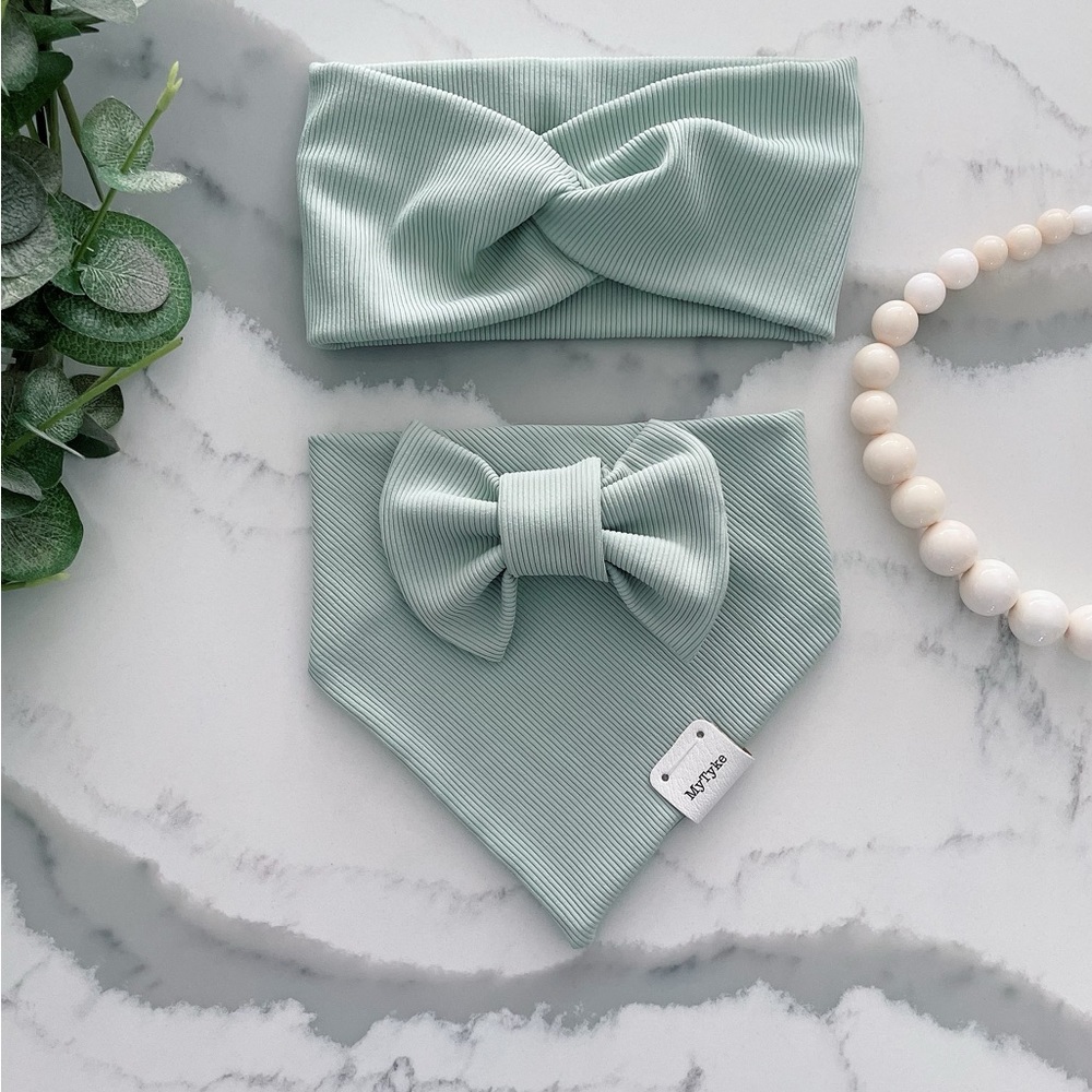 Ribbed Dog Bandana and Headwrap from MyTyke (Mommy and Pup gift box)